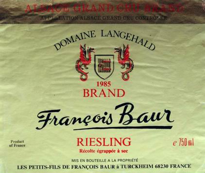 riesling 1985 baur