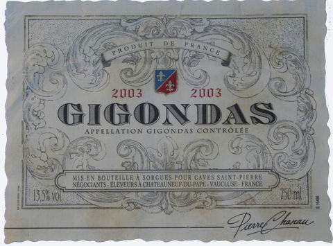 girondas 2003 pierre chanau